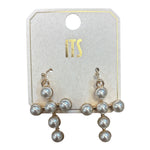 Cross Pearl Dangle Earrings - Grayce's Boutique