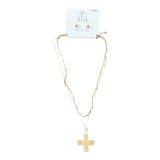 Dainty Cross Necklace Set - Grayce's Boutique