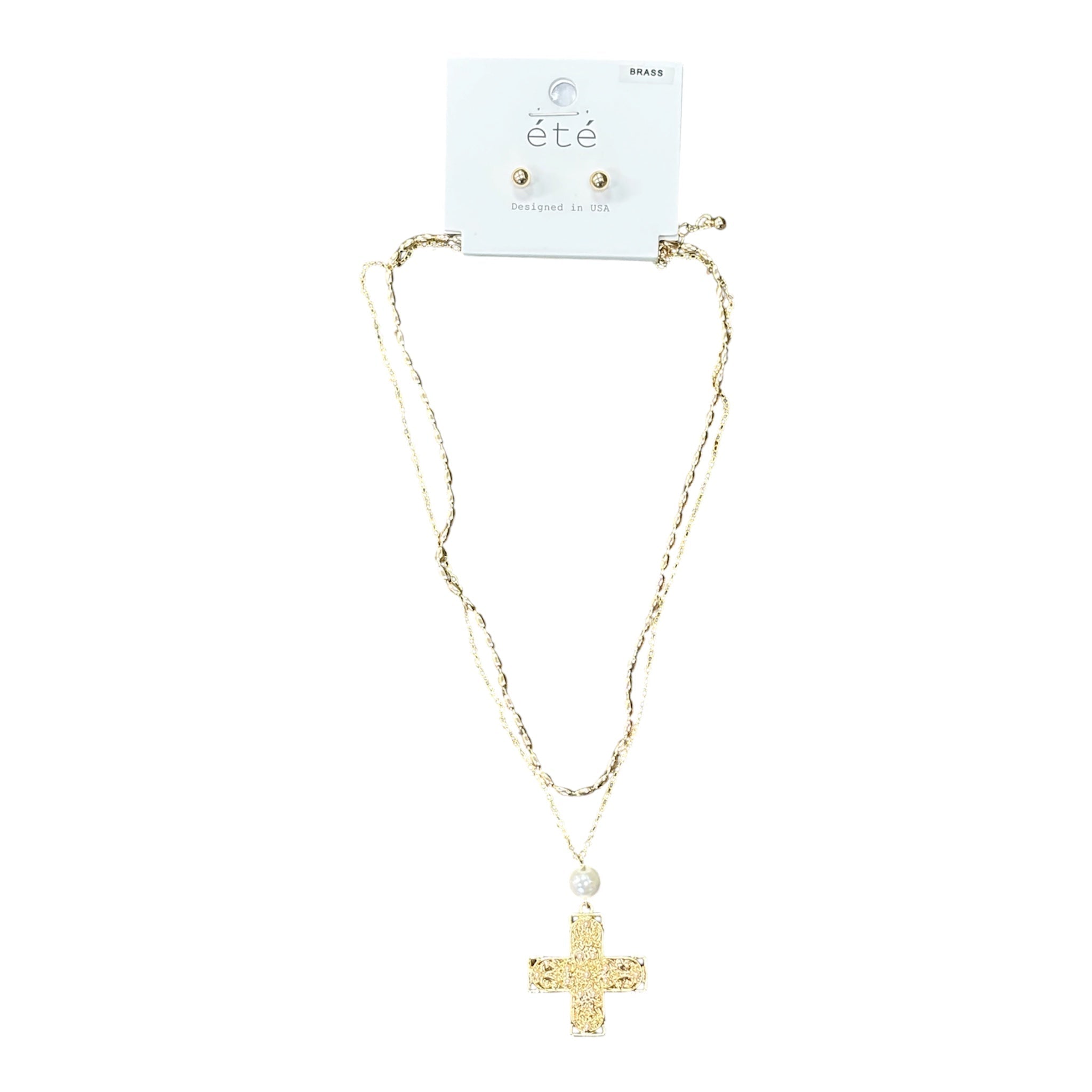 Dainty Cross Necklace Set - Grayce's Boutique