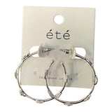 Darling Cross Hoop Earrings - Grayce's Boutique