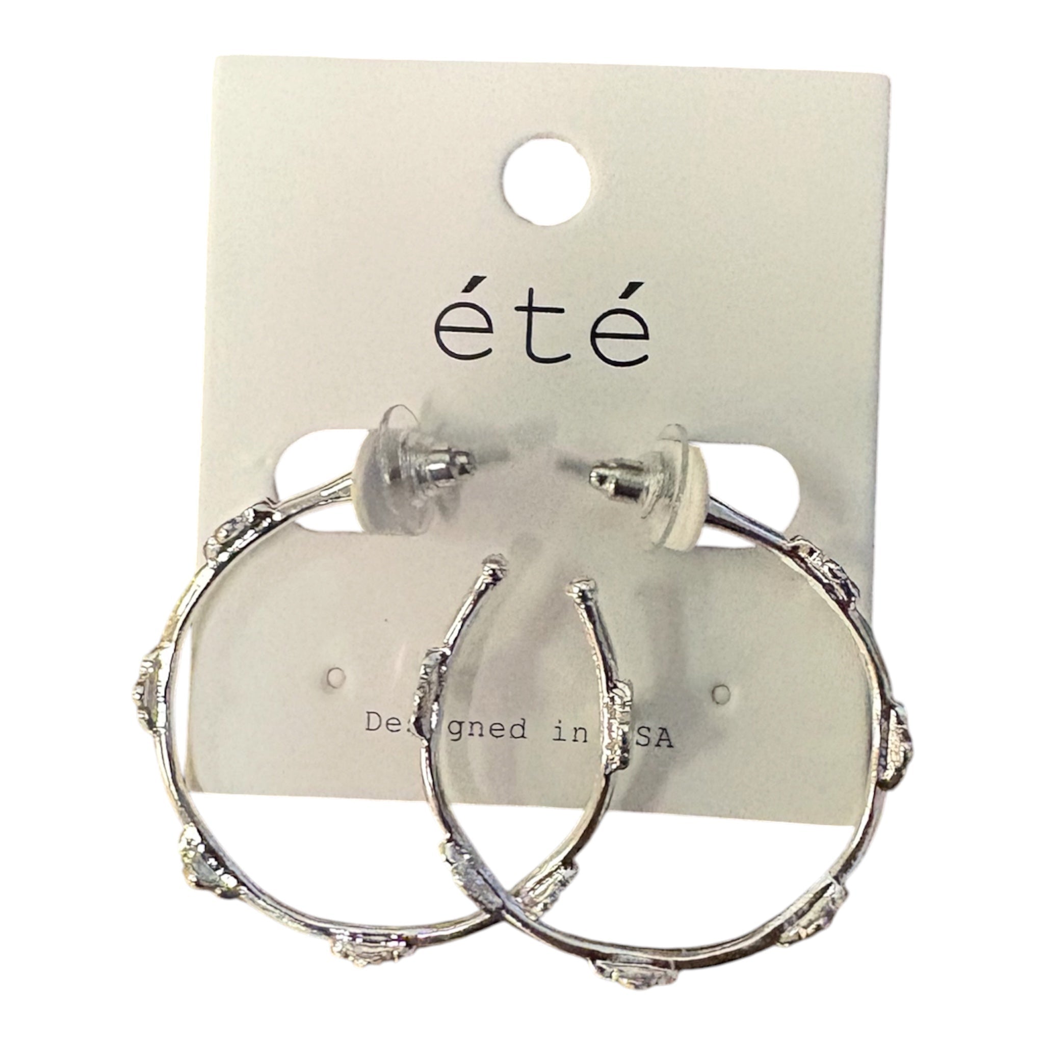 Darling Cross Hoop Earrings - Grayce's Boutique