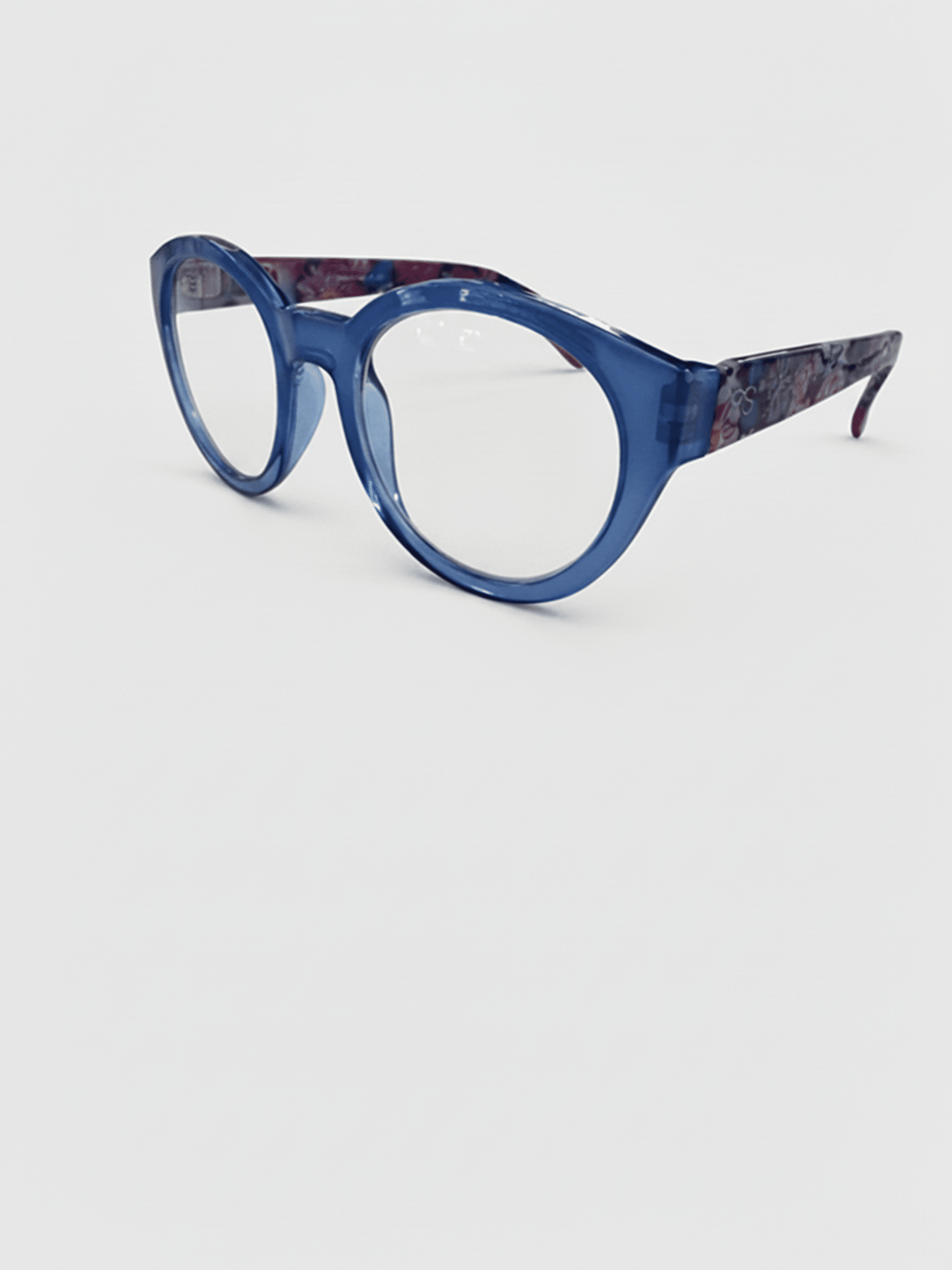 Debra Blue Floral Eyewear | RS Eyewear - Grayce's Boutique