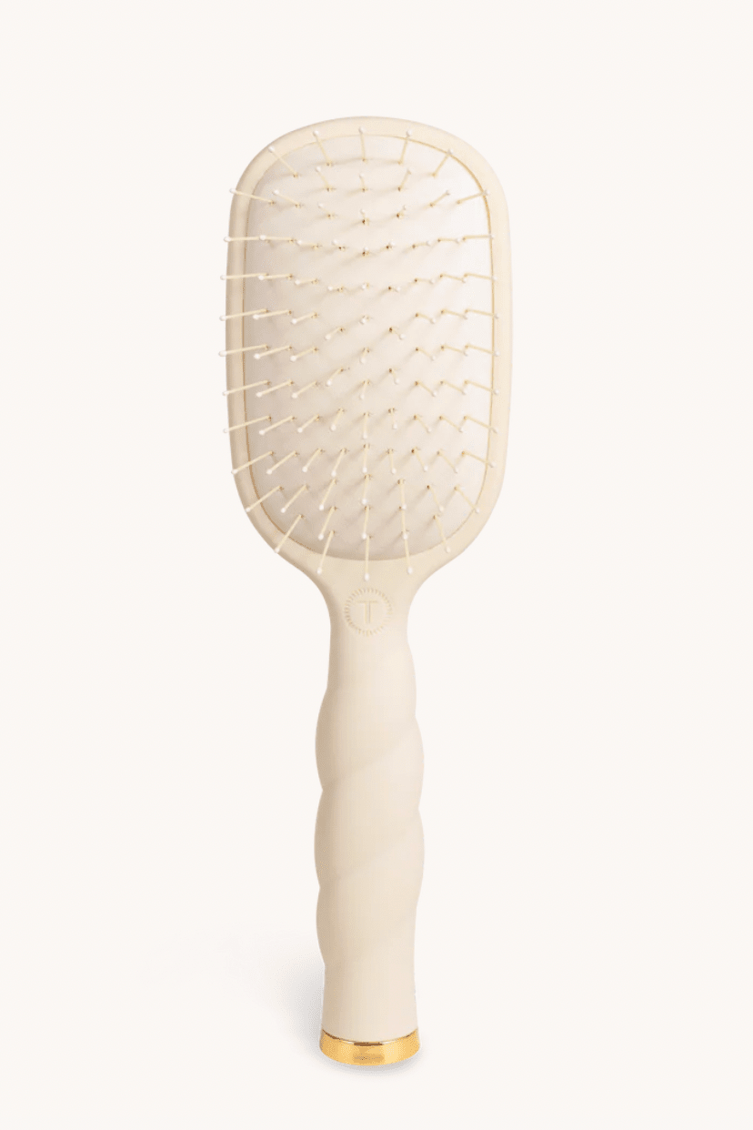 Detangler Hair Brush Fine Hair Tan | Teleties - Grayce's Boutique