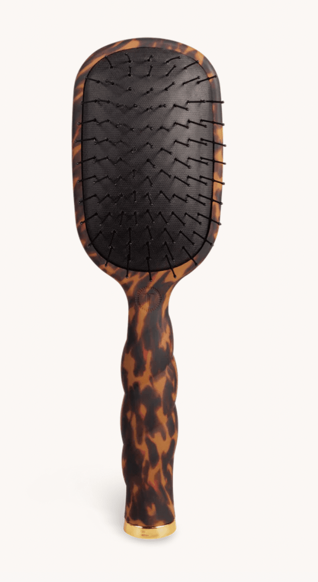 Detangler Hair Brush Fine Hair Tortoise | Teleties - Grayce's Boutique