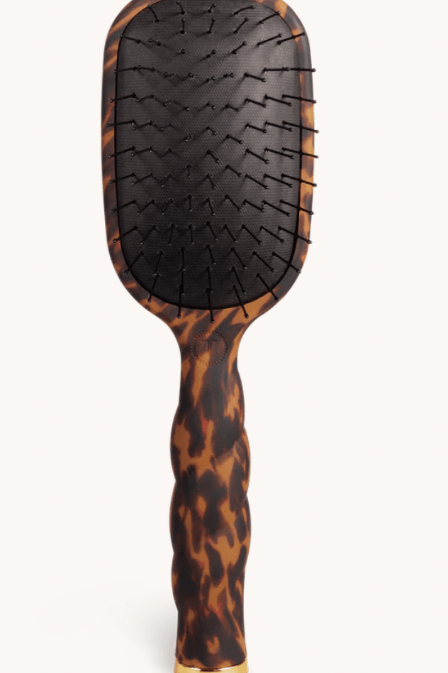 Detangler Hair Brush Fine Hair Tortoise | Teleties - Grayce's Boutique