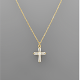 Diamond Cross Necklace - MainStreet Clothing Co.