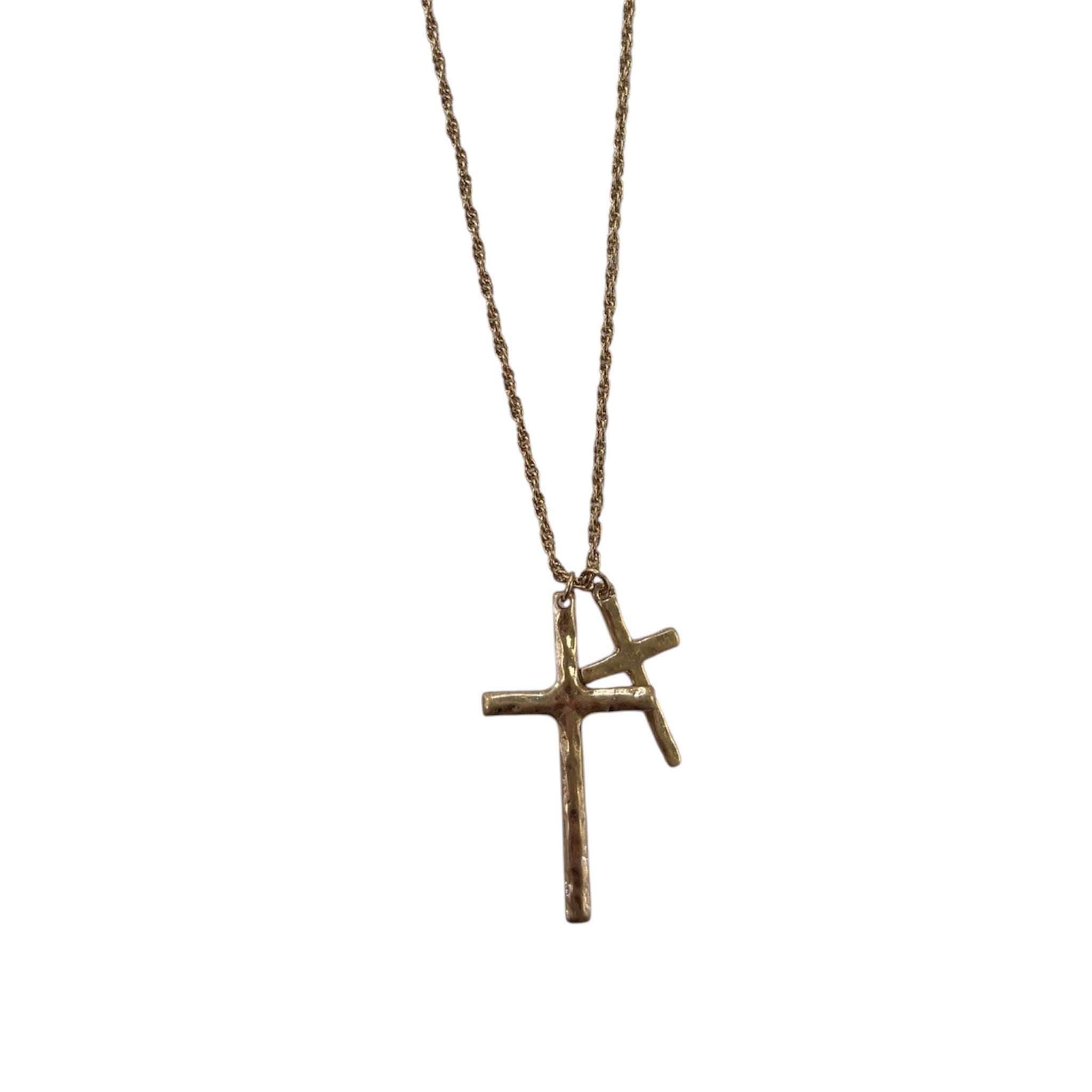 Double Cross Necklace - Grayce's Boutique
