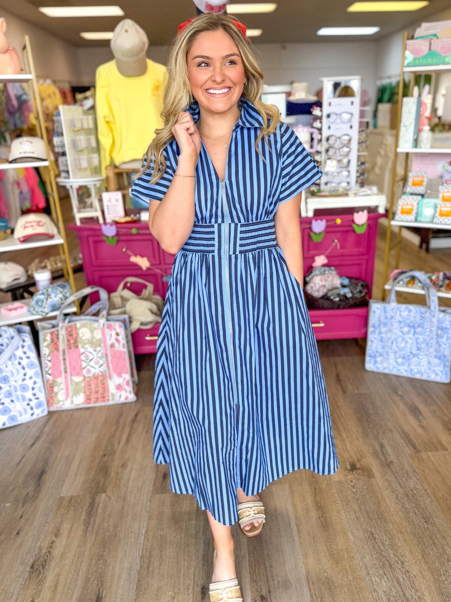 Easy Like Sunday Midi Dress - Grayce's Boutique