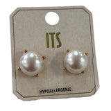 Ella Pearl Gold Stud - Grayce's Boutique