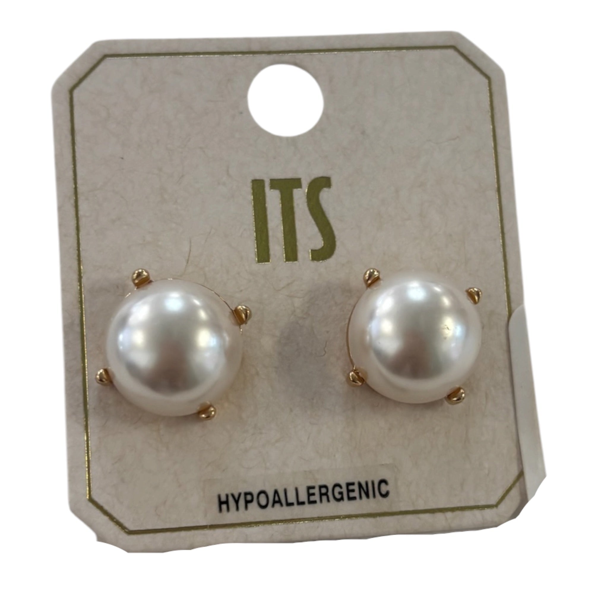 Ella Pearl Gold Stud - Grayce's Boutique