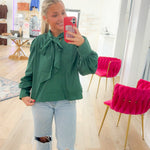 Emerald Kiss Top - Grayce's Boutique