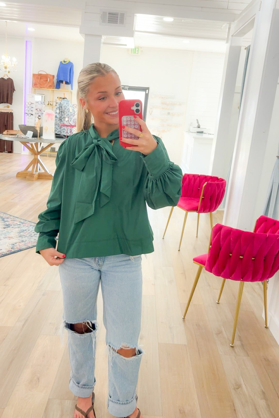 Emerald Kiss Top - Grayce's Boutique