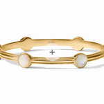 Essex Stone Bangle - Mother of Pearl | Julie Vos - Grayce's Boutique