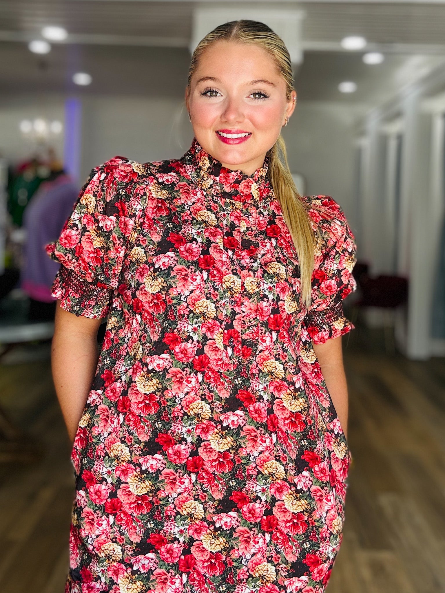 Falling Into Flowers Dress - Grayce's Boutique