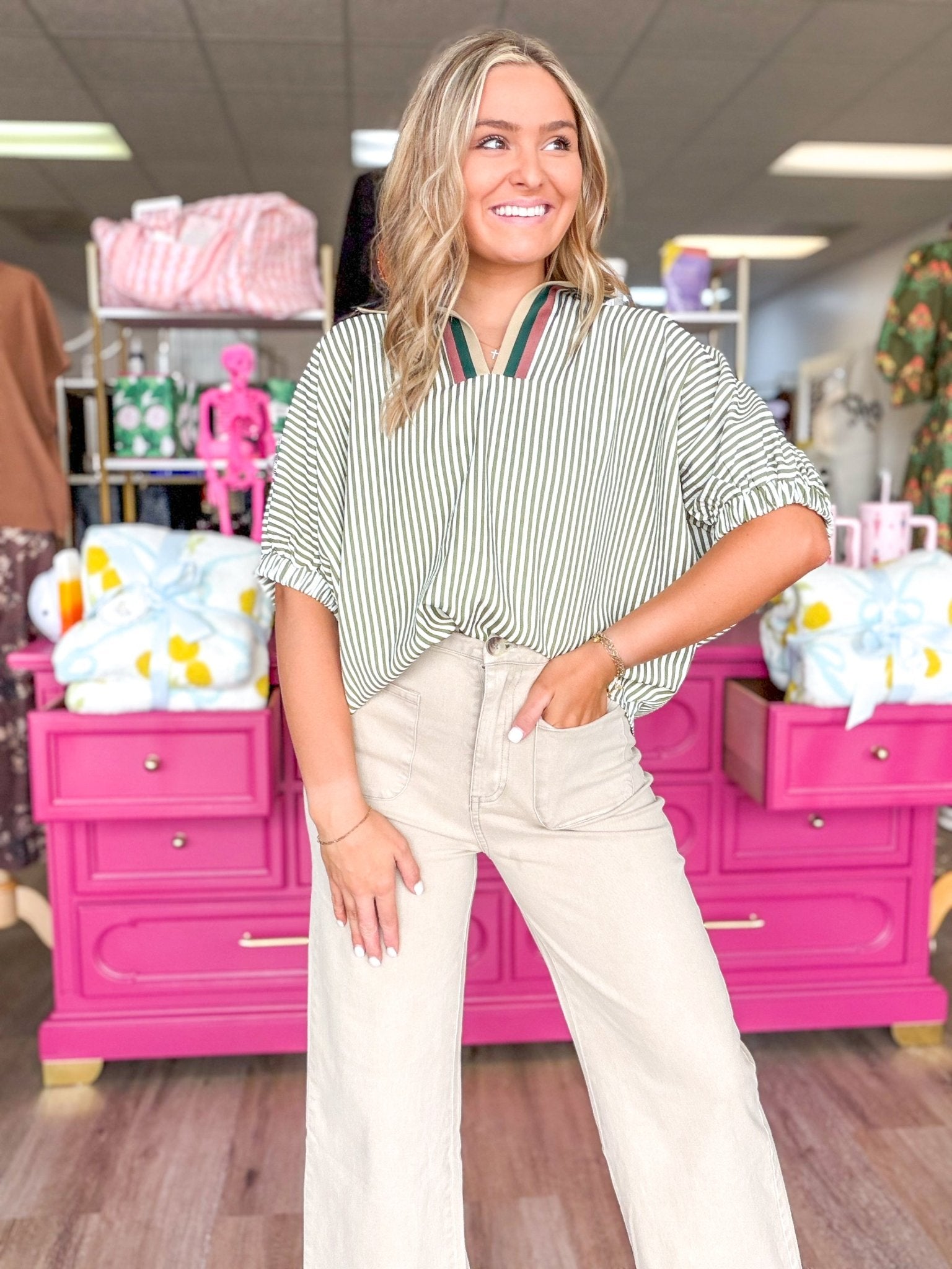 Feeling Good Short Sleeve Top - MainStreet Clothing Co.