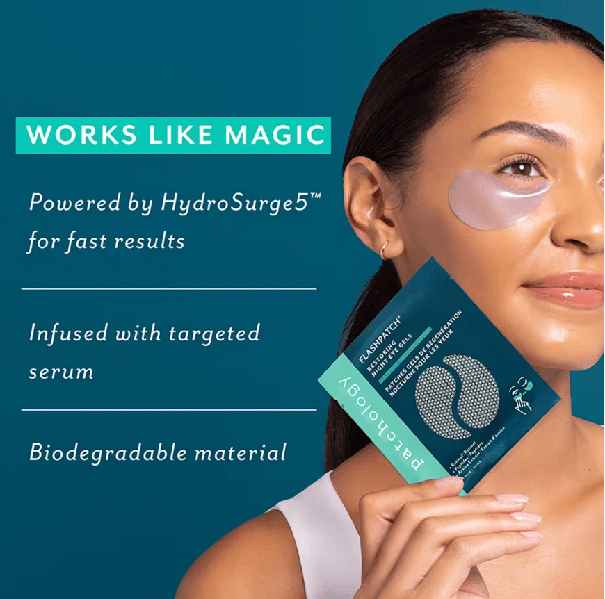 Flashpatch Restoring Night Eye Gels | Patchology - Grayce's Boutique