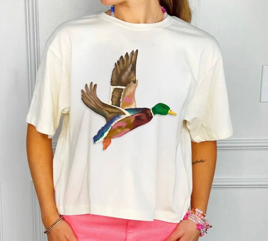 Flying Mallard Tee | Poppy & Pine - Grayce's Boutique
