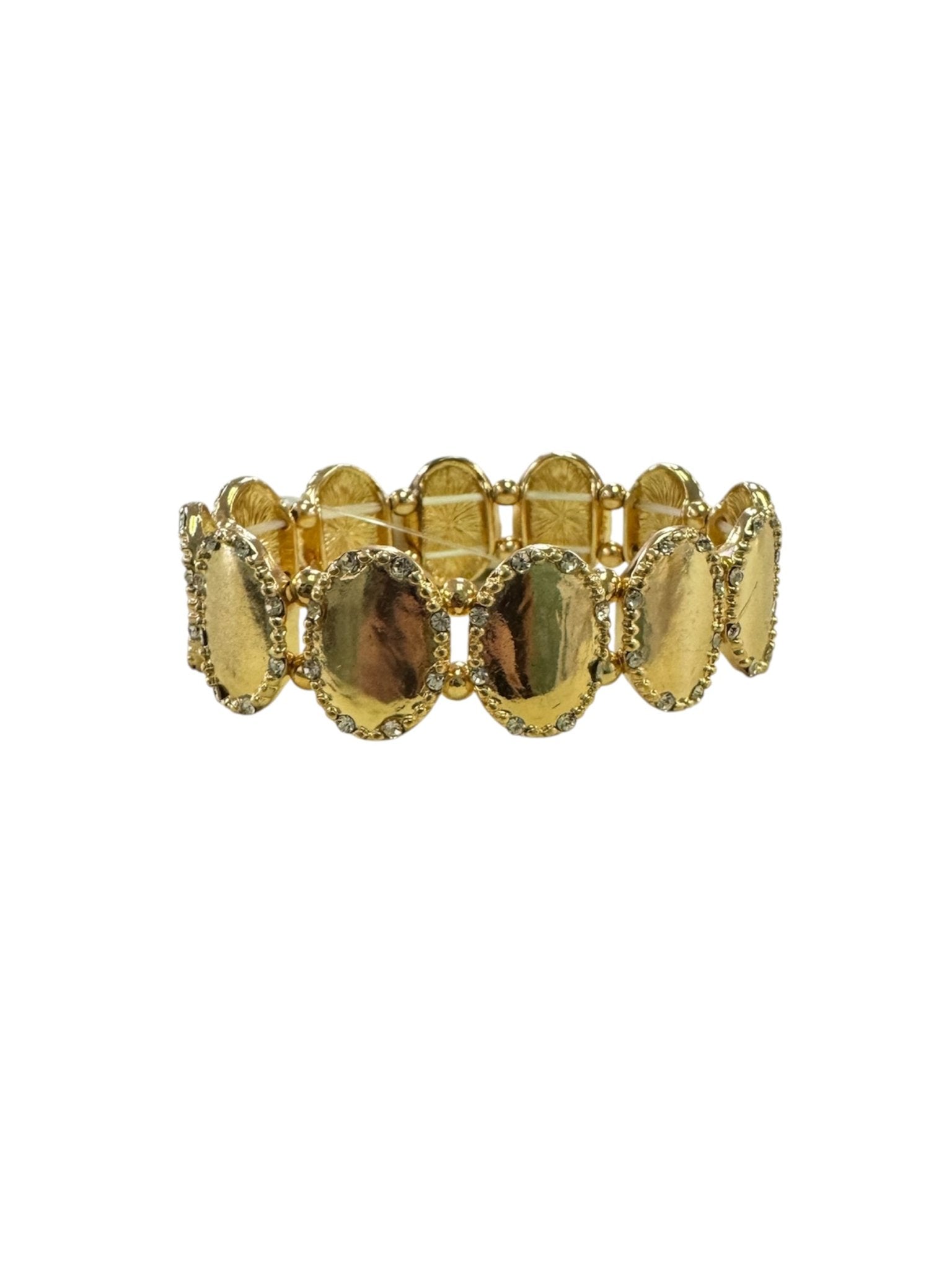 Gilded Glamour Stretch Bracelet - Grayce's Boutique