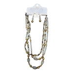 Give It Time White Necklace Set - Grayce's Boutique