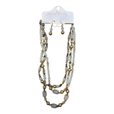 Give It Time White Necklace Set - Grayce's Boutique