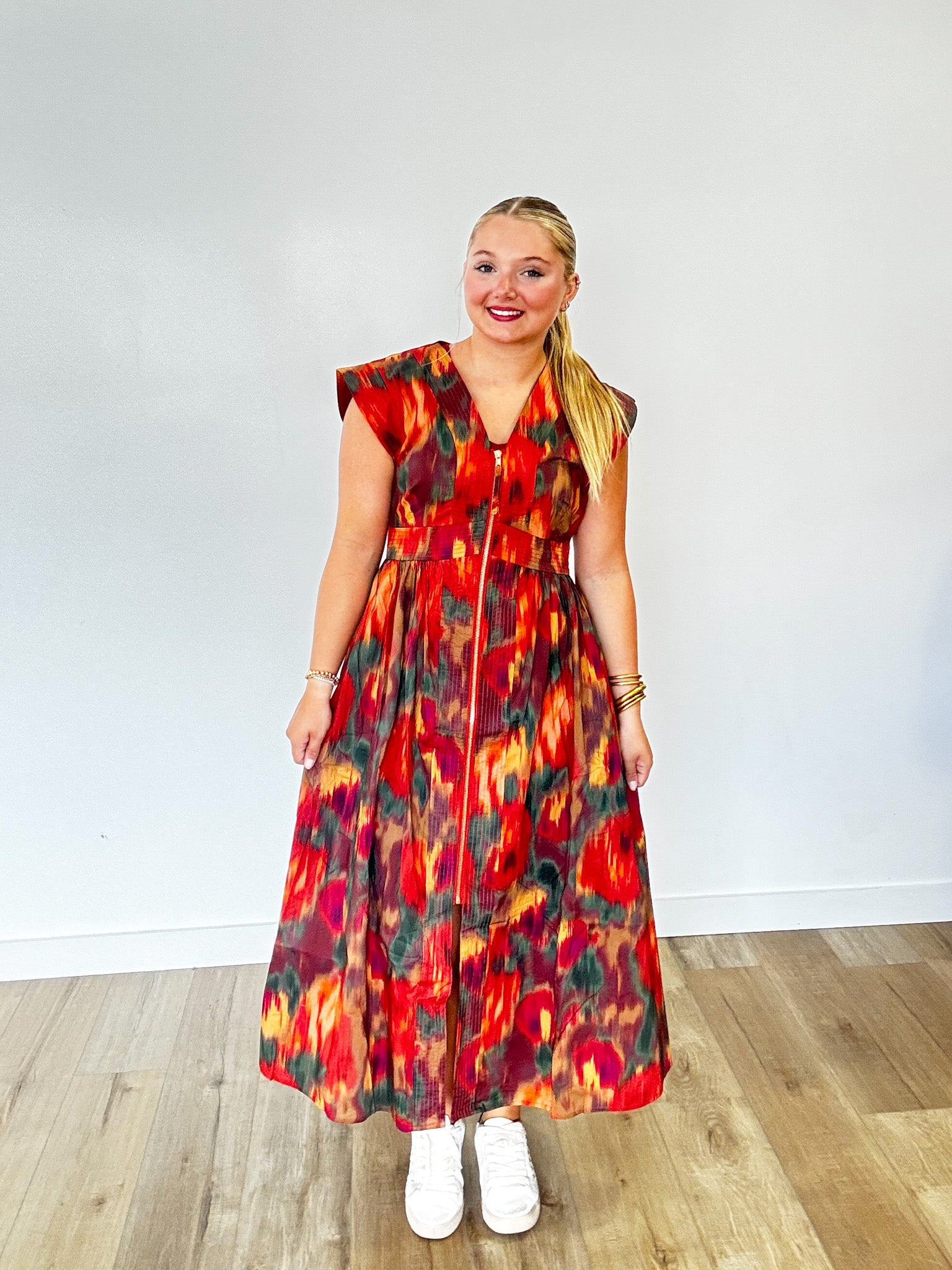 Golden Hour Midi Dress - Grayce's Boutique