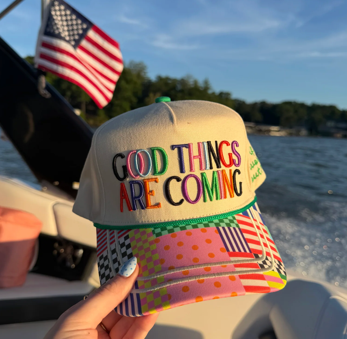 Good Things Are Coming Hat - Poppy & Pine - Grayce's Boutique