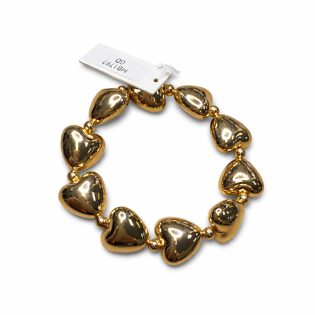 Heart Me Chunky Bracelet - Grayce's Boutique