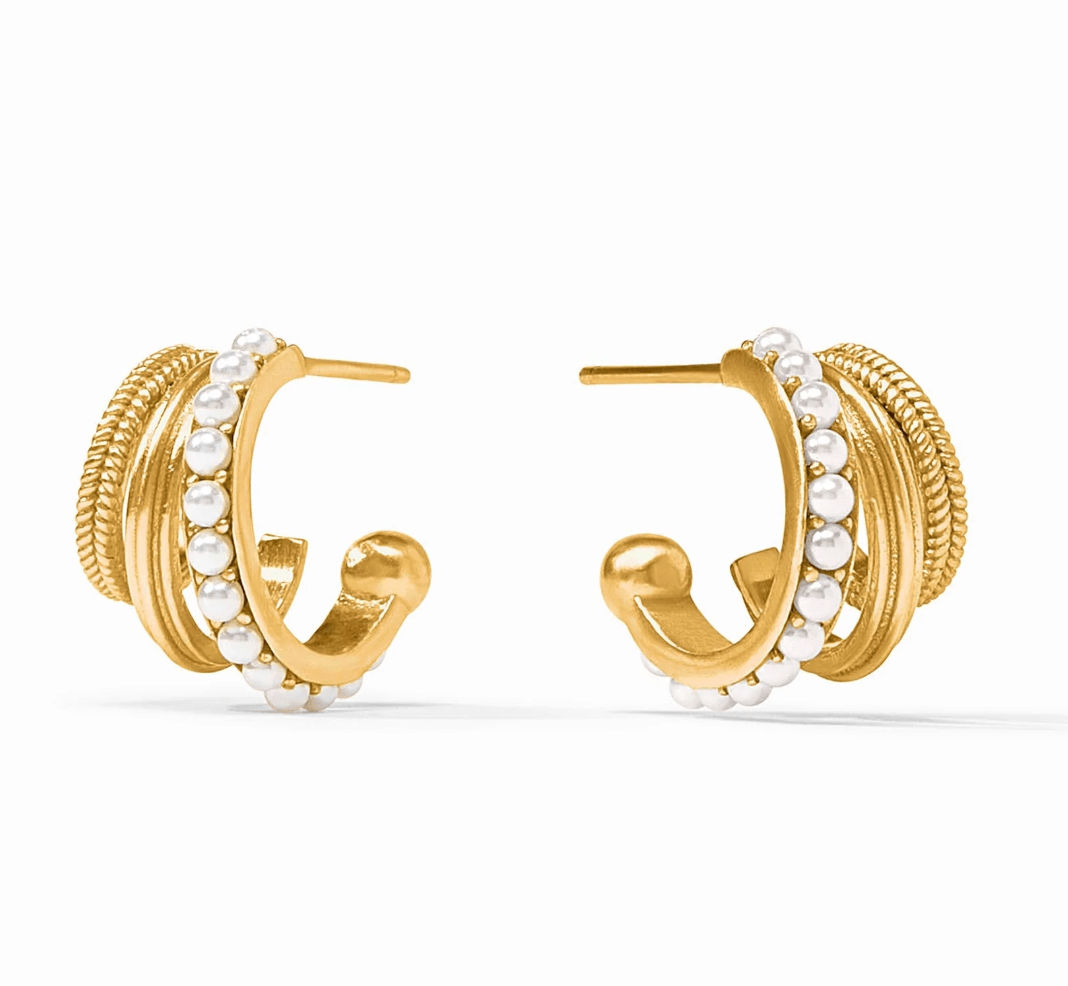 Hydra Gold Triple Hoop - Grayce's Boutique