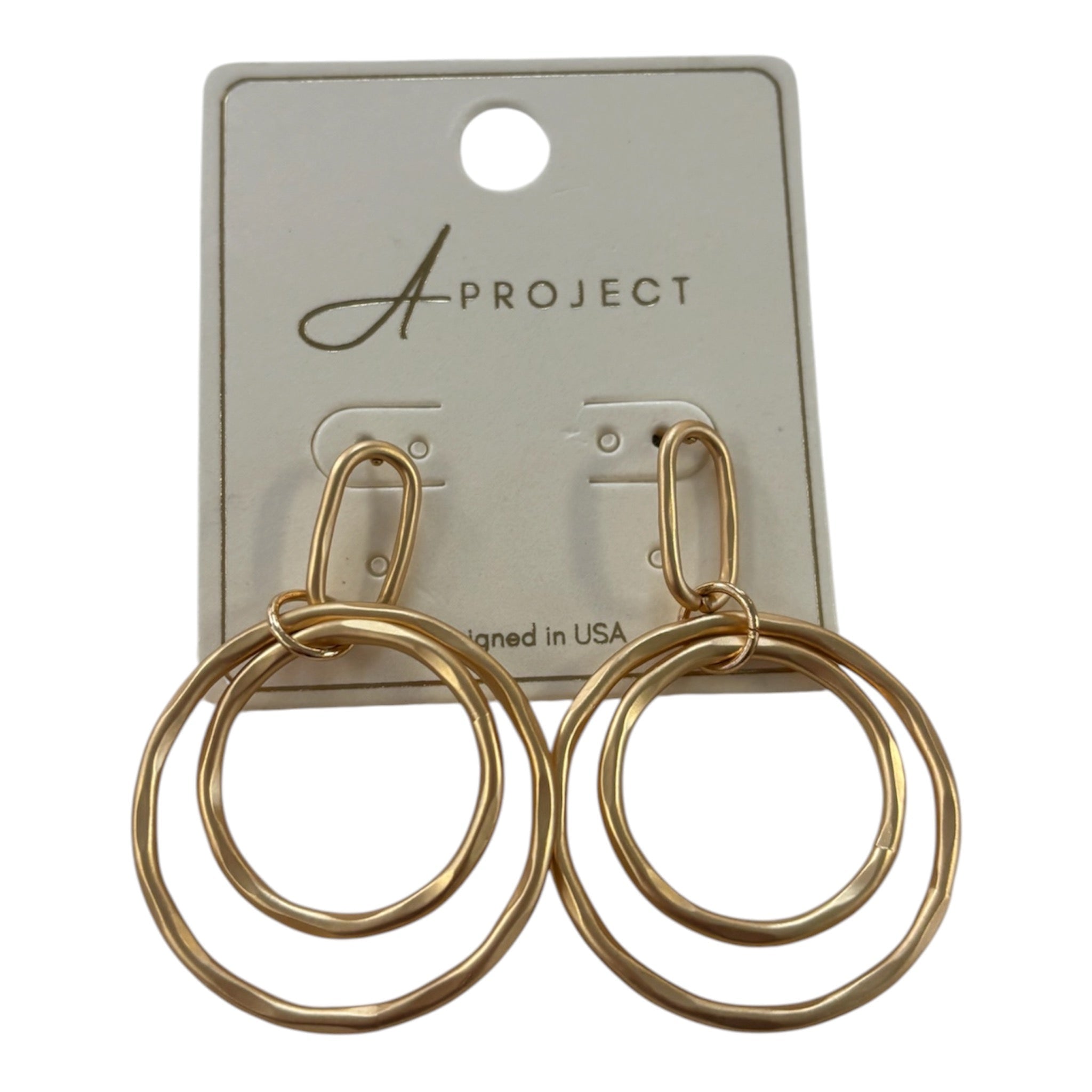 Jensen Drop Hoop - Grayce's Boutique