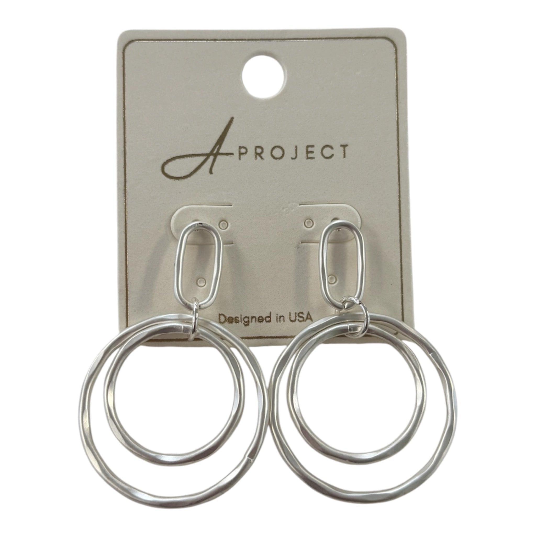 Jensen Drop Hoop - Grayce's Boutique