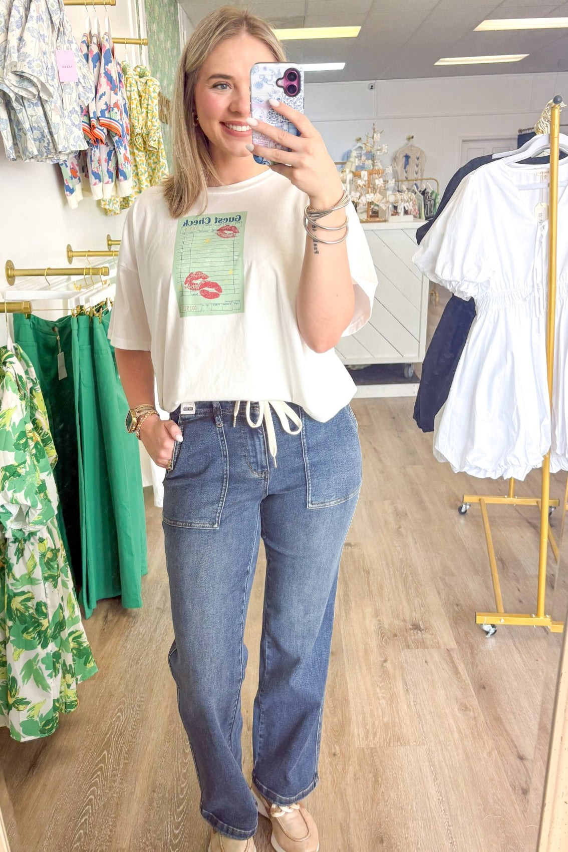 Judy Blue Drawstring Jean - MainStreet Clothing Co.