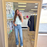 Judy Blue HW Trouser Straight Fit - MainStreet Clothing Co.