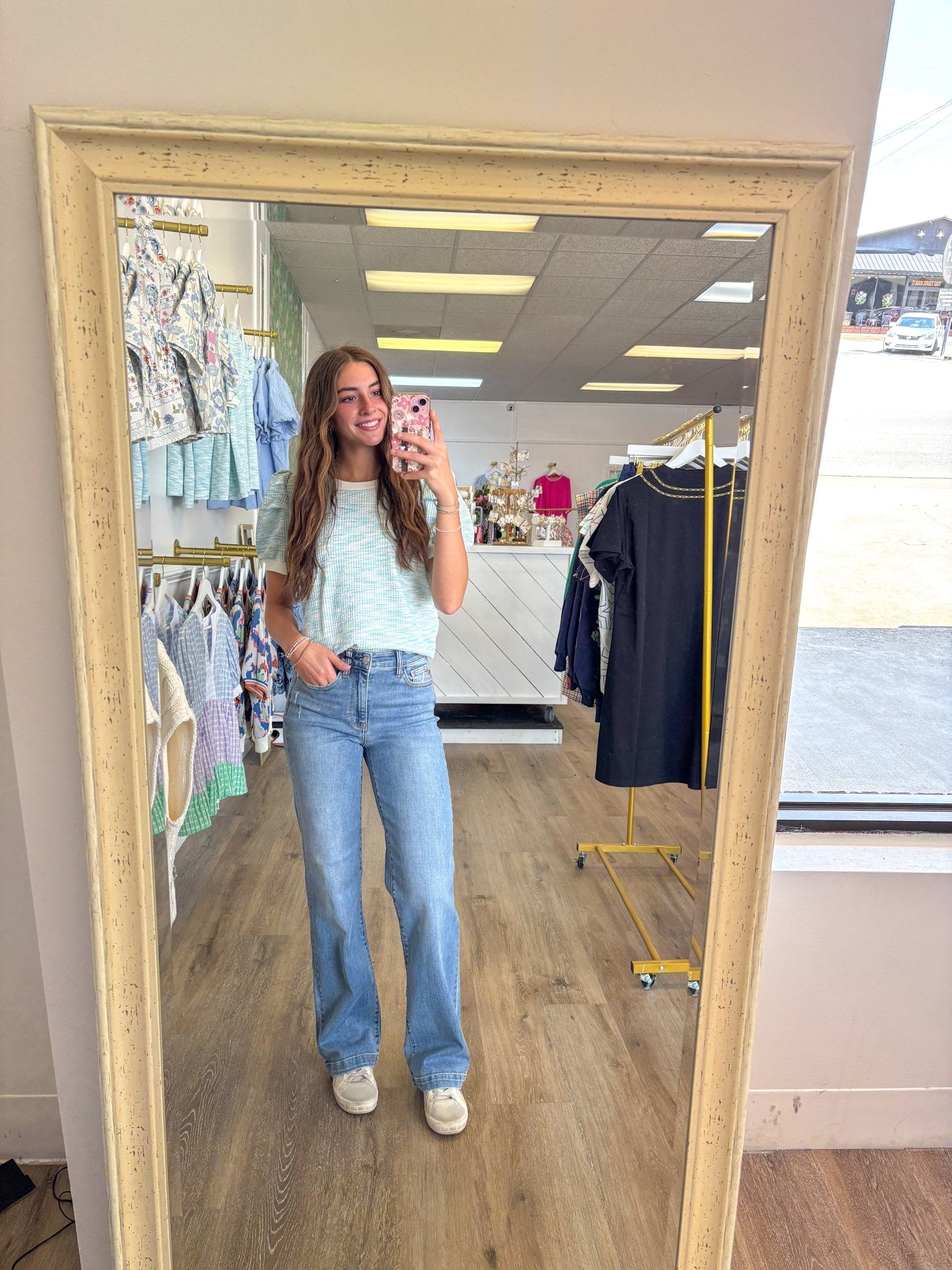 Judy Blue HW Trouser Straight Fit - MainStreet Clothing Co.