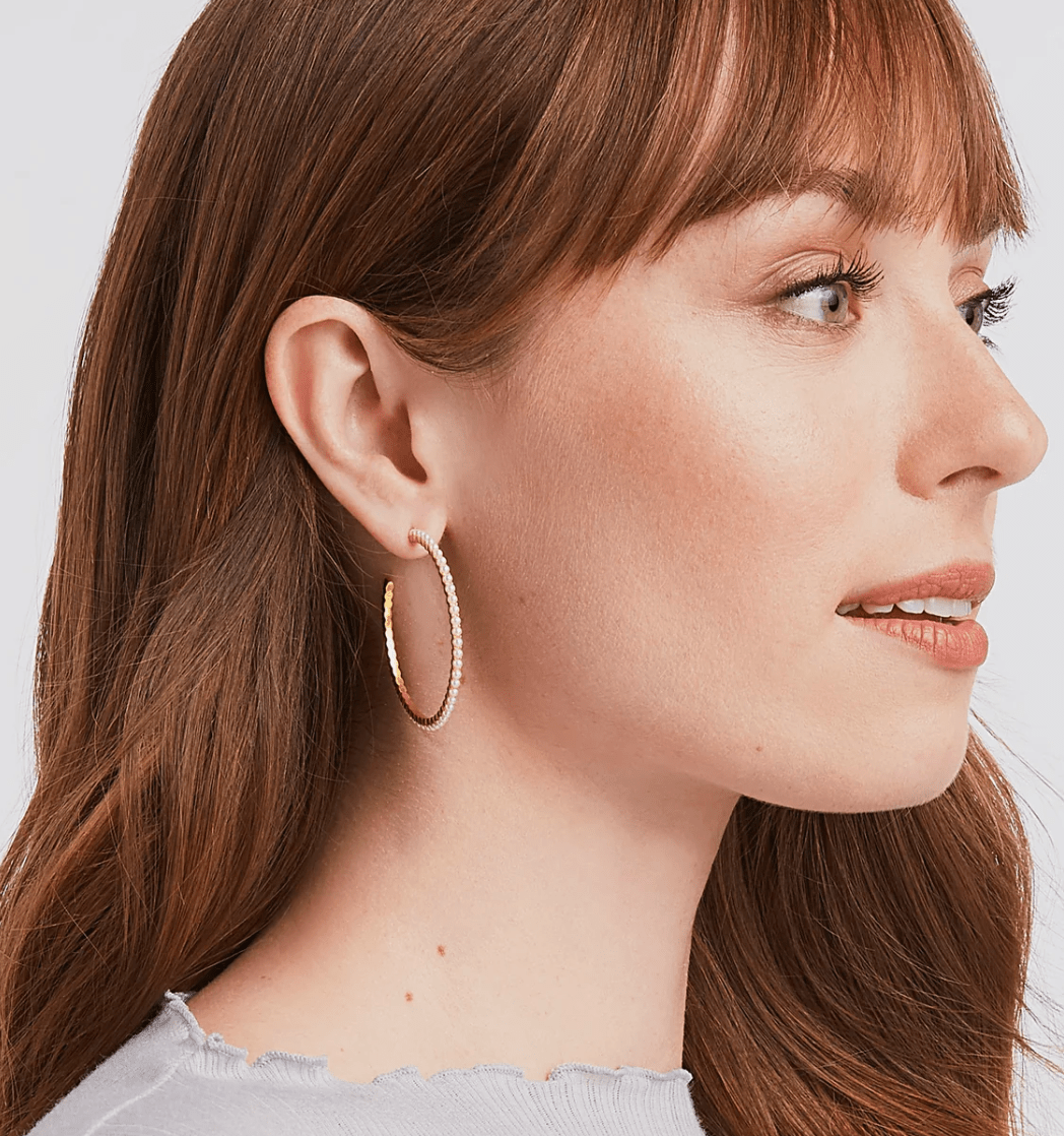 Juliet Hoop Pearl | Julie Vos - Grayce's Boutique
