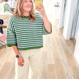 Keeping Check on You Sweater - Grayce's Boutique