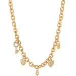 Key To My Heart Charm Necklace - MainStreet Clothing Co.