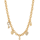 Key To My Heart Charm Necklace - MainStreet Clothing Co.