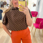 Lead the Way Polka Dot Top - Grayce's Boutique