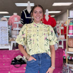 Lemon Garden Blouse - Grayce's Boutique