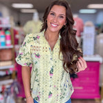 Lemon Garden Blouse - Grayce's Boutique