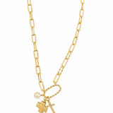 Let's Be Friends Charm Necklace - Grayce's Boutique