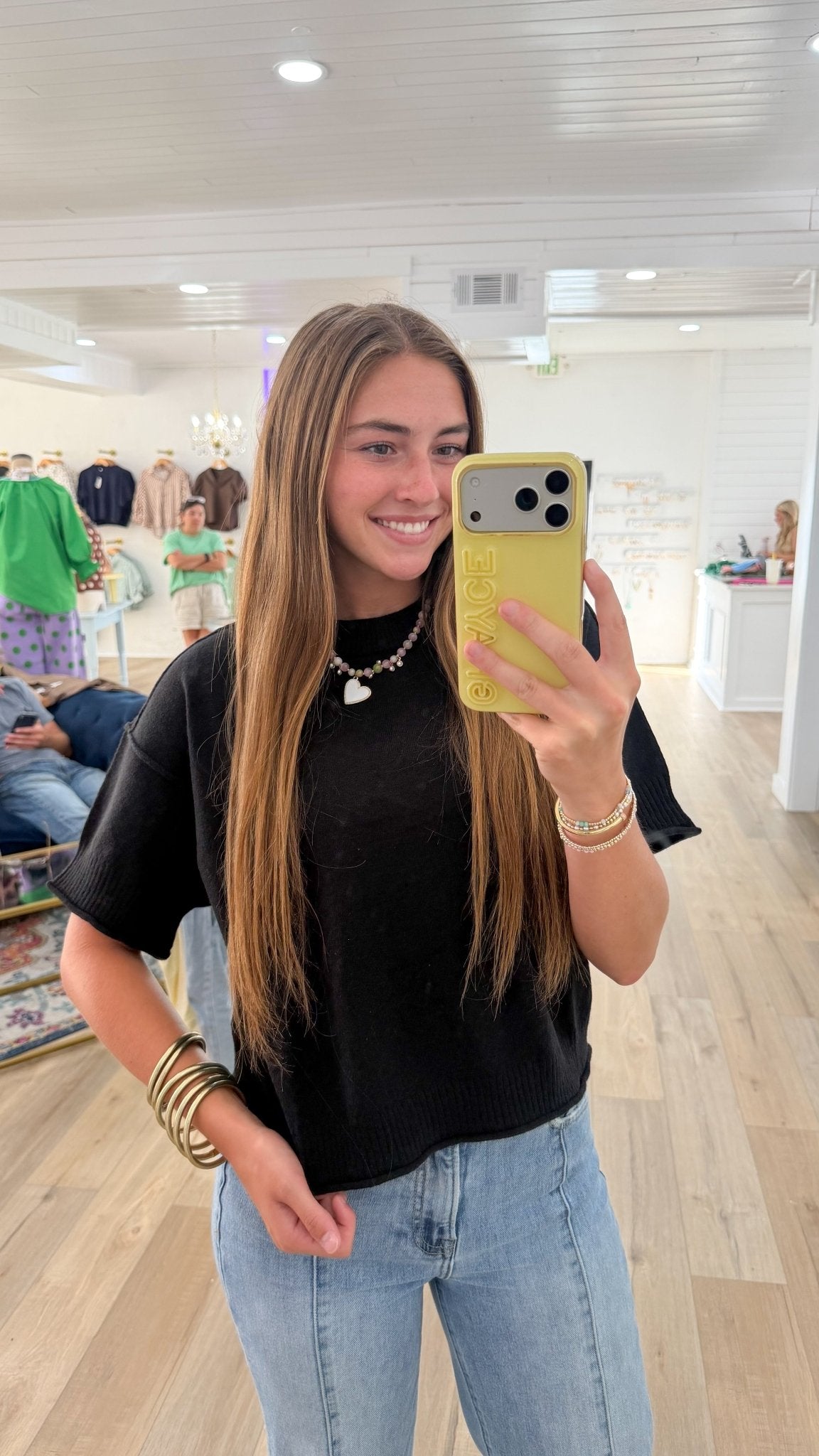 Little Black Sweater - Grayce's Boutique