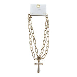 Living My Best Life Cross Necklace - Grayce's Boutique