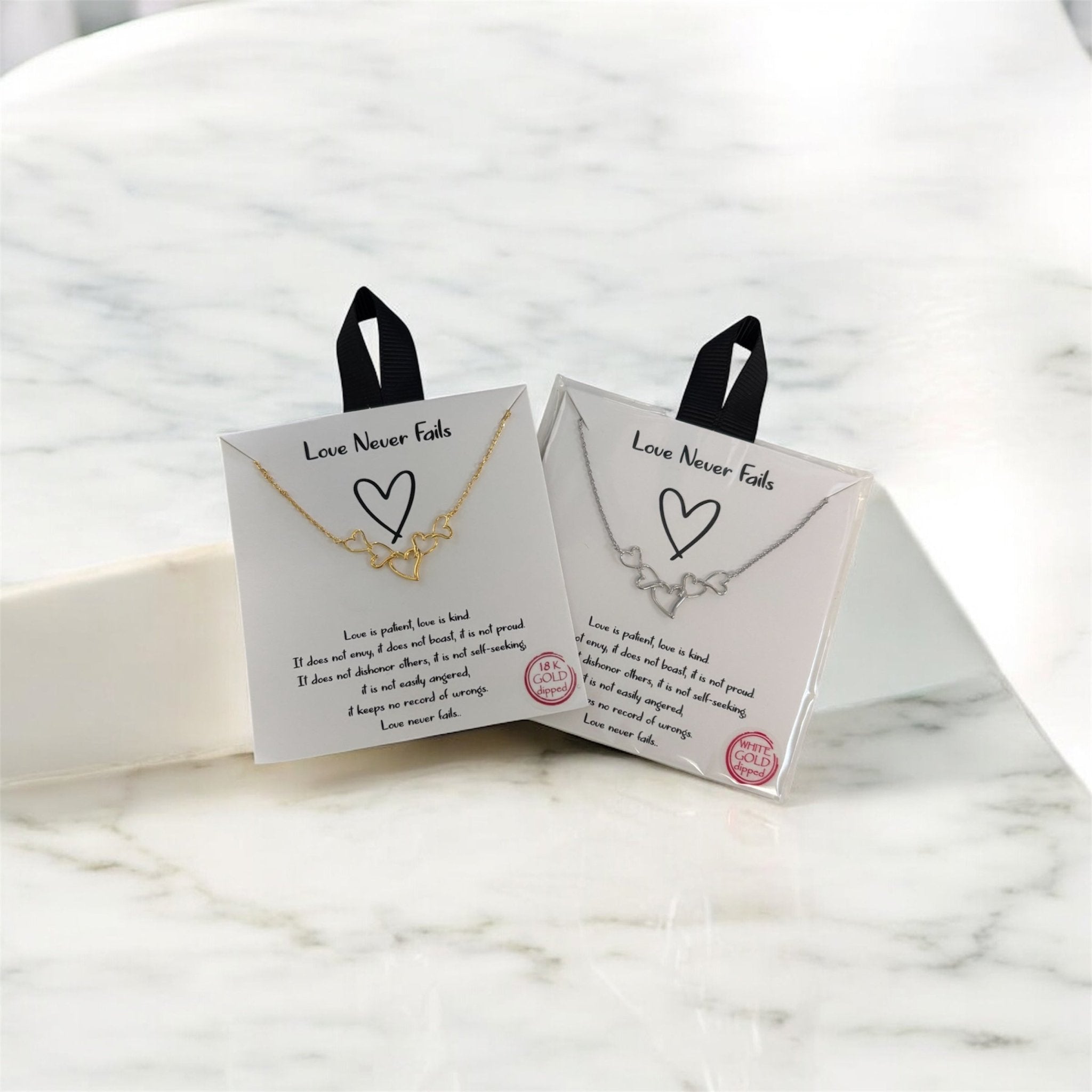 Love Never Fails Necklace - MainStreet Clothing Co.