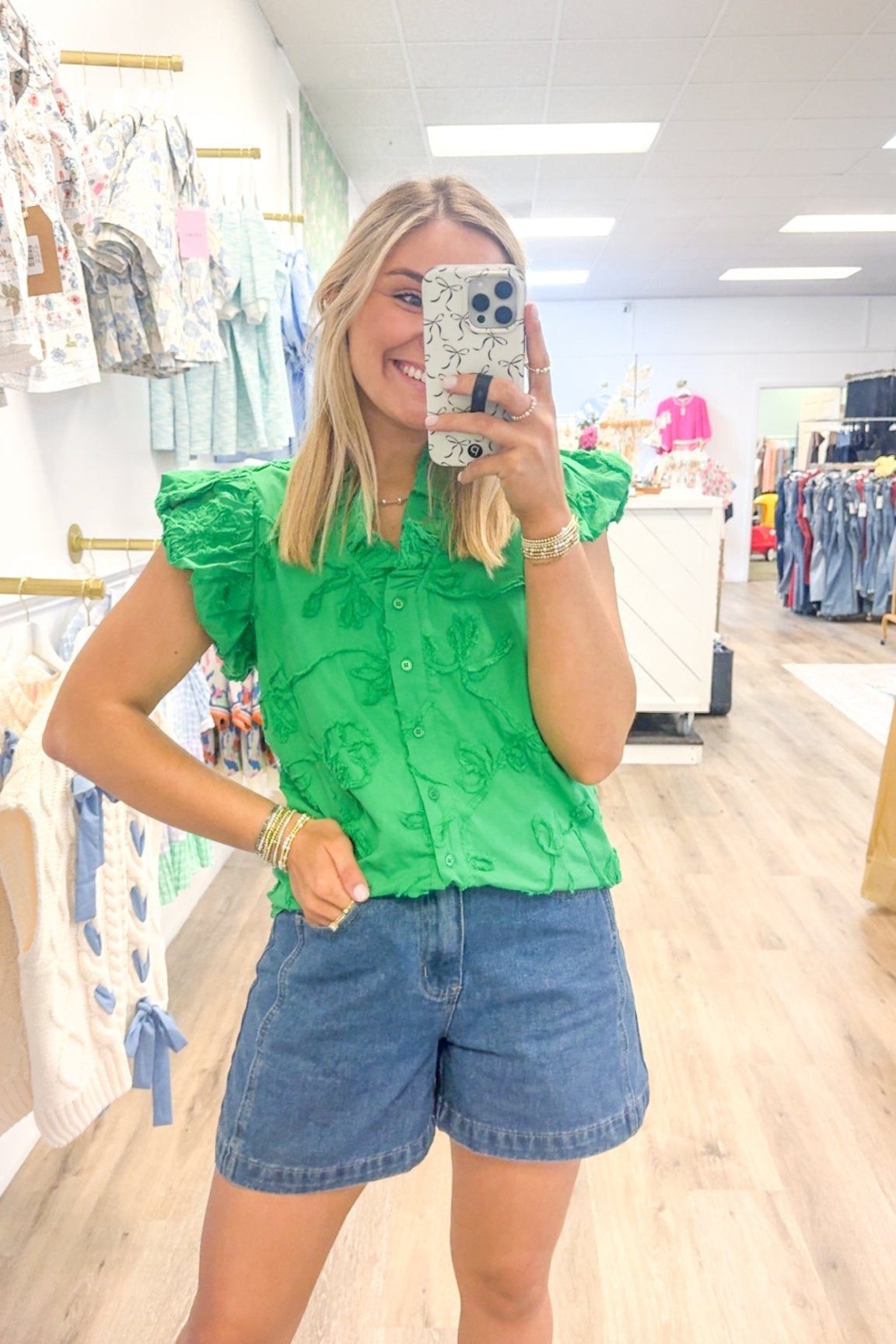 Lucy Denim Shorts - MainStreet Clothing Co.