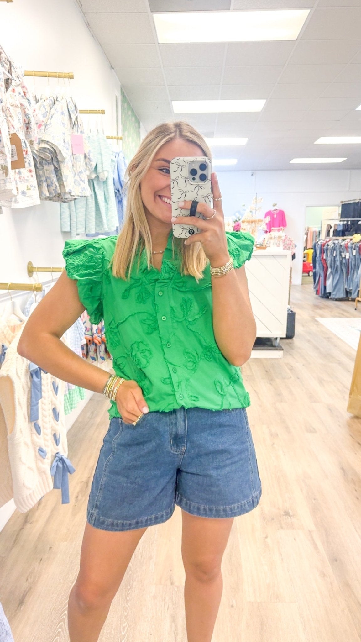 Lucy Denim Shorts - MainStreet Clothing Co.