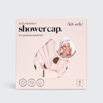 Luxury Shower Cap - Blush Dot - Grayce's Boutique