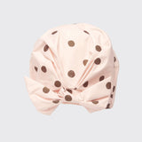 Luxury Shower Cap - Blush Dot - Grayce's Boutique