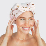 Luxury Shower Cap - Blush Dot - Grayce's Boutique