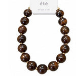 Lynne Necklace - Brown - Grayce's Boutique